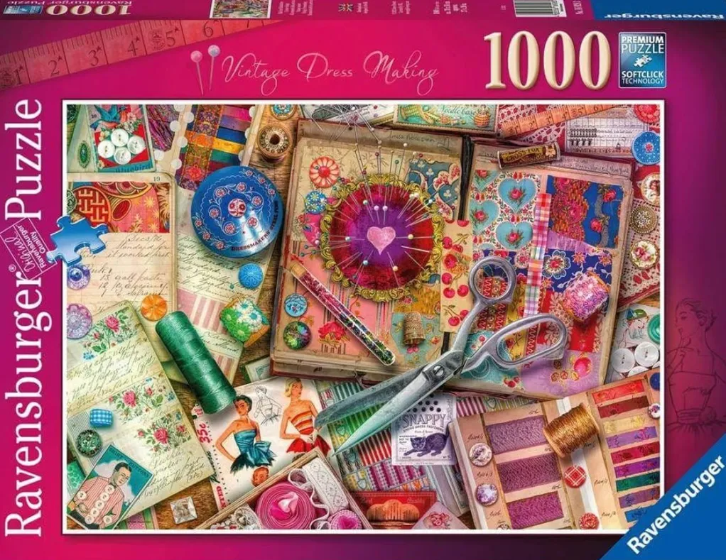 Ravensburger 1000 Pieces* - Vintage Dressmaking Aimee Stewart - 1000 Piece Jigsaw Puzzle