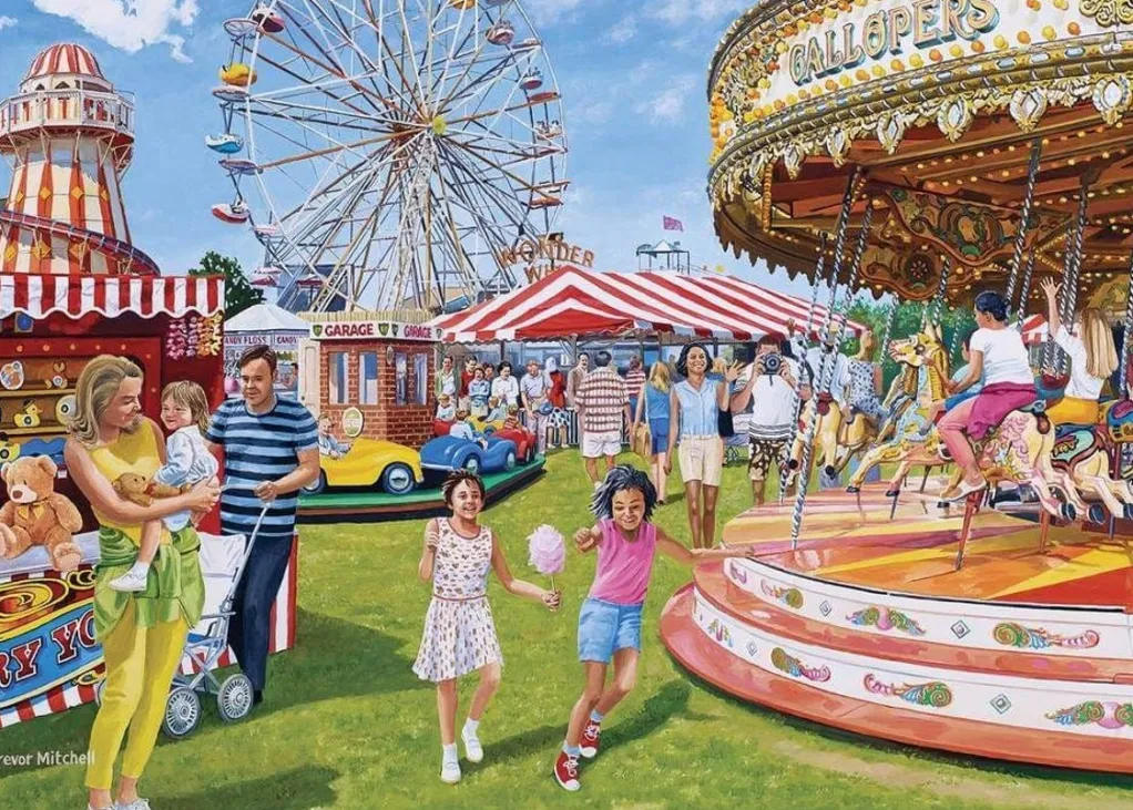 Ravensburger 1000 Pieces* - Vintage Fairground Fun - 1000 Piece Jigsaw Puzzle