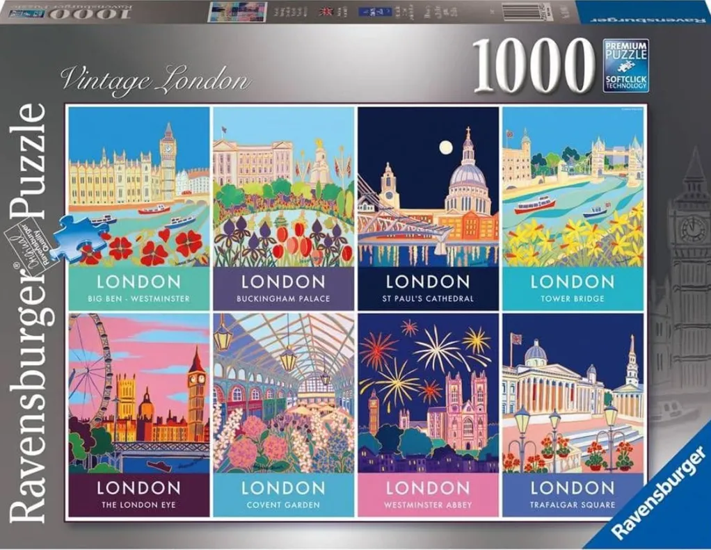 Ravensburger 1000 Pieces* - Vintage London - 1000 Piece Jigsaw Puzzle