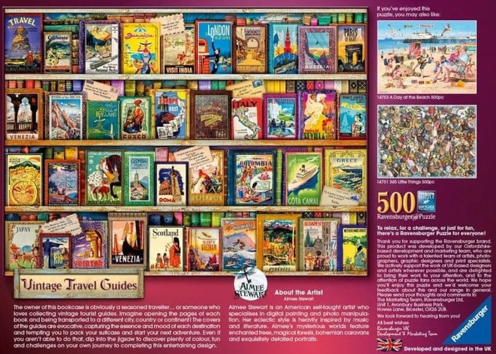 Ravensburger 500 Pieces* - Vintage Travel - 500 Piece Jigsaw Puzzle
