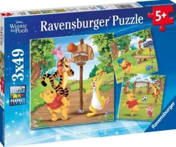 Ravensburger 100 Pieces & Under* - Winnie The Pooh - 3 X 49 Piece Jigsaw Puzzle