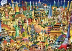 Ravensburger 1000 Pieces* - World Landmarks At Night - 1000 Piece Jigsaw Puzzle