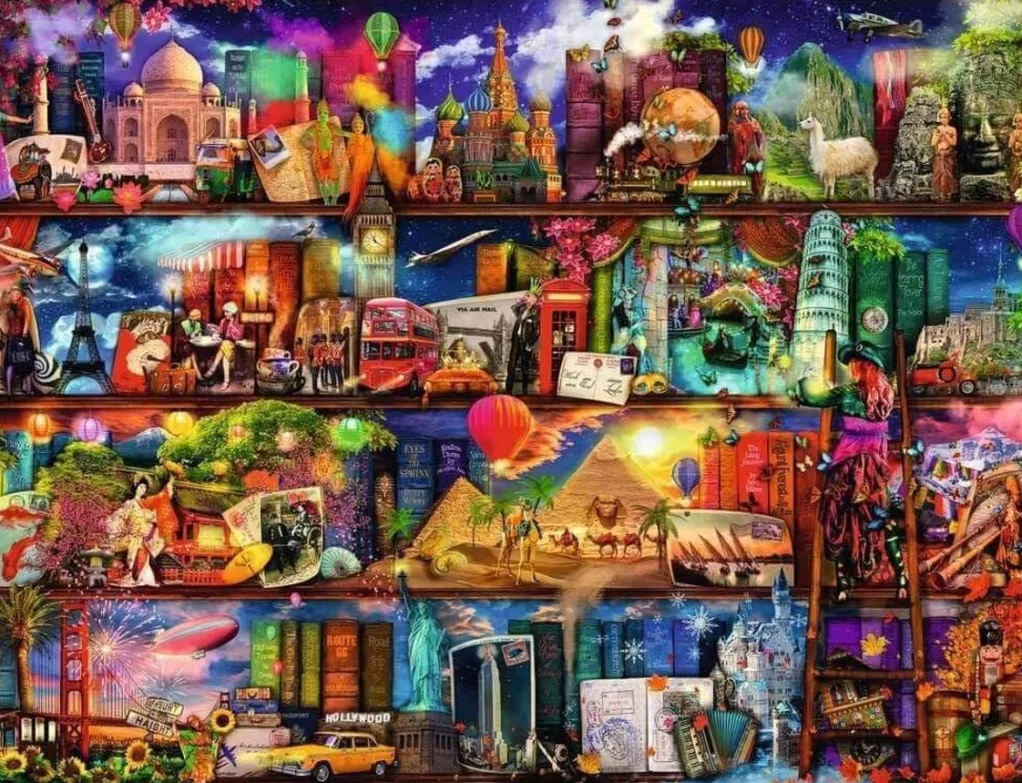 Ravensburger 2000 Pieces* - World Of Books - 2000 Piece Jigsaw Puzzle