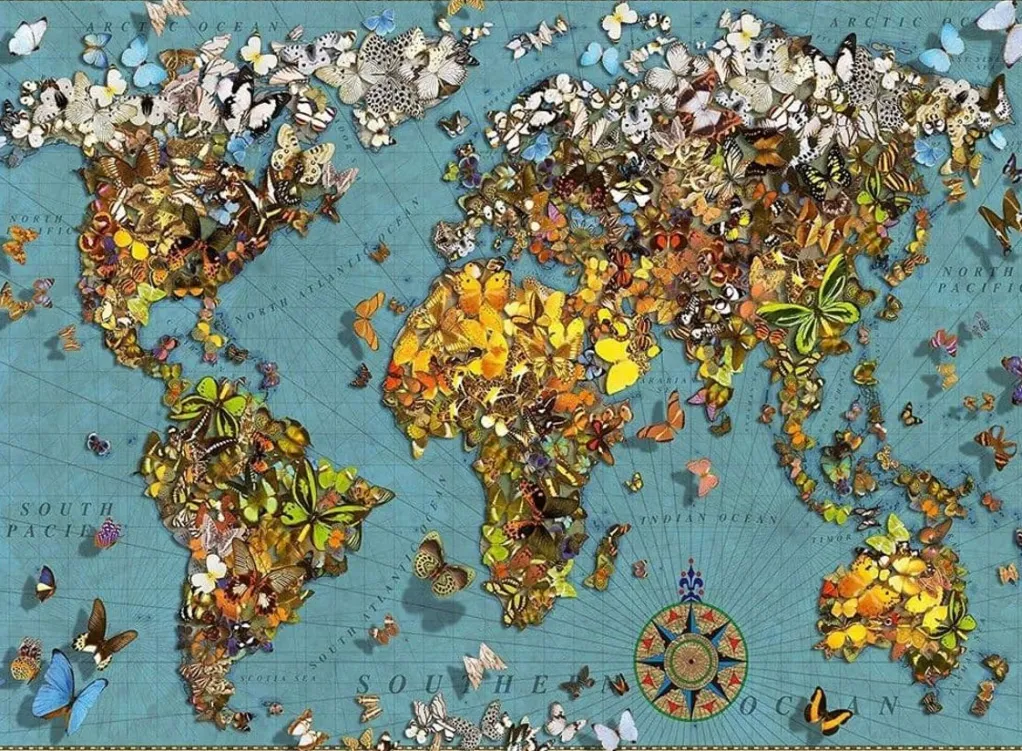 Ravensburger 500 Pieces* - World Of Butterflies - 500 Piece Jigsaw Puzzle