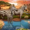 Ravensburger 500 Pieces* - Zebra'S At The Waterhole - 500 Piece Jigsaw Puzzle