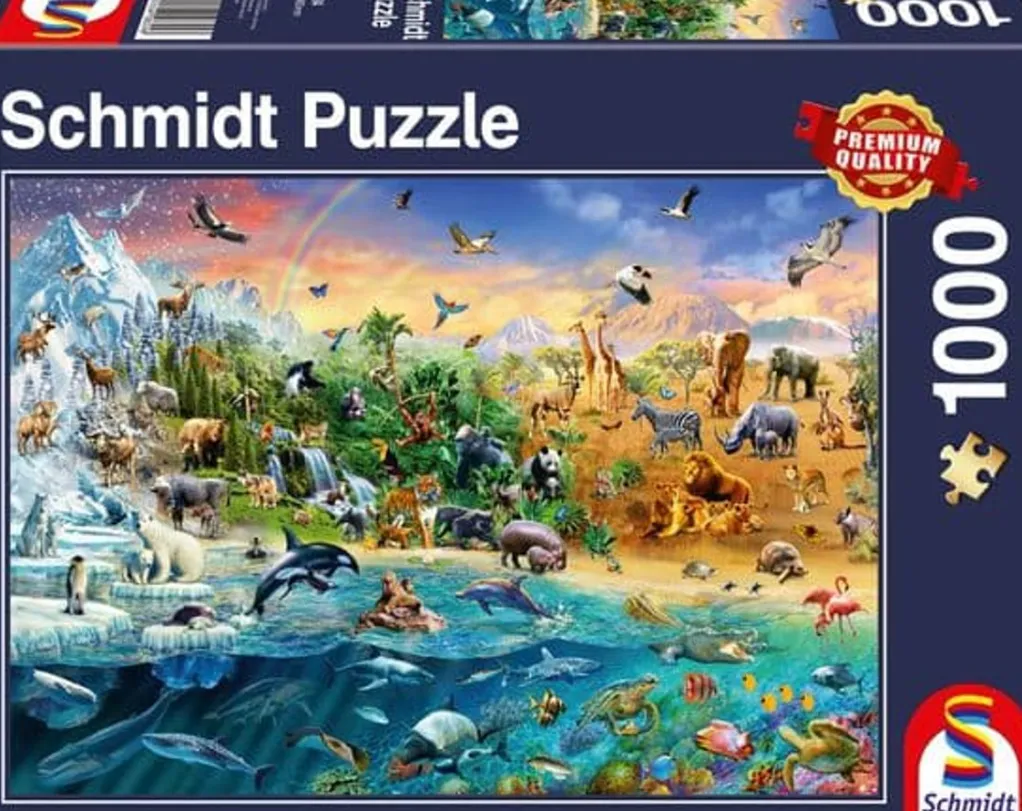 Schmidt 1000 Pieces* - Animal Kingdom - 1000 Piece Jigsaw Puzzle