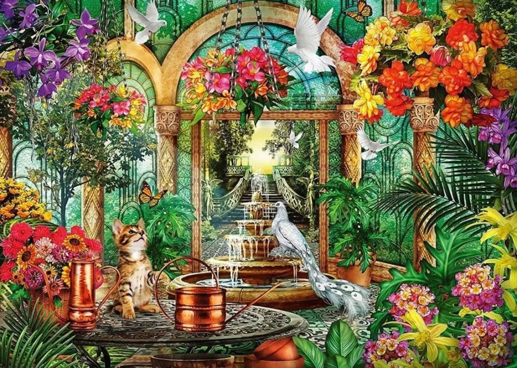 Schmidt 2000 Pieces* - Animals In The Atrium - 2000 Piece Jigsaw Puzzle