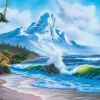 Schmidt 2000 Pieces* - Bob Ross - Mountain By The Sea - 1000 Piece Jigsaw Puzzle