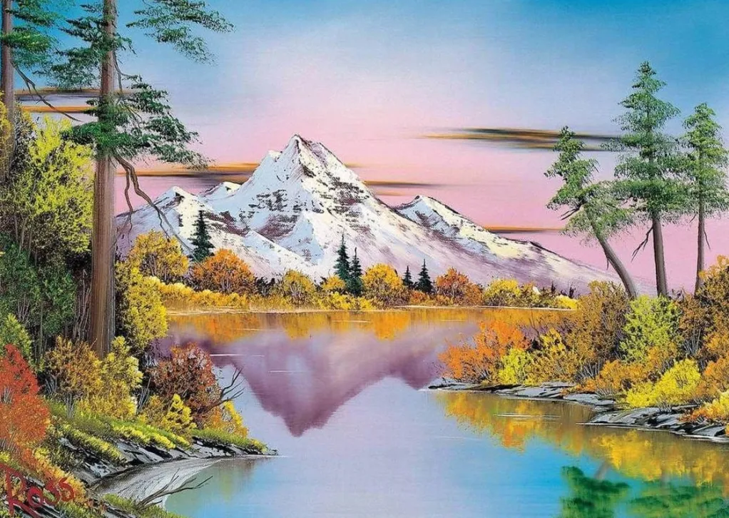 Schmidt 1000 Pieces* - Bob Ross - Reflections - 1000 Piece Jigsaw Puzzle
