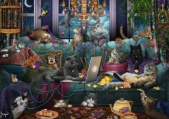 Schmidt 1000 Pieces* - Brigid Ashwood - Quarantine Cats - 1000 Piece Jigsaw Puzzle