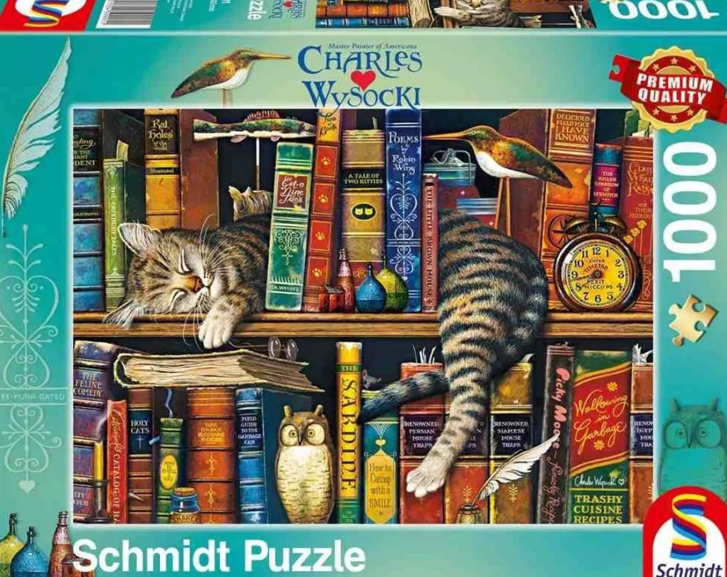 Schmidt 1000 Pieces* - Charles Wysocki - Frederick The Literate - 1000 Piece Jigsaw Puzzle