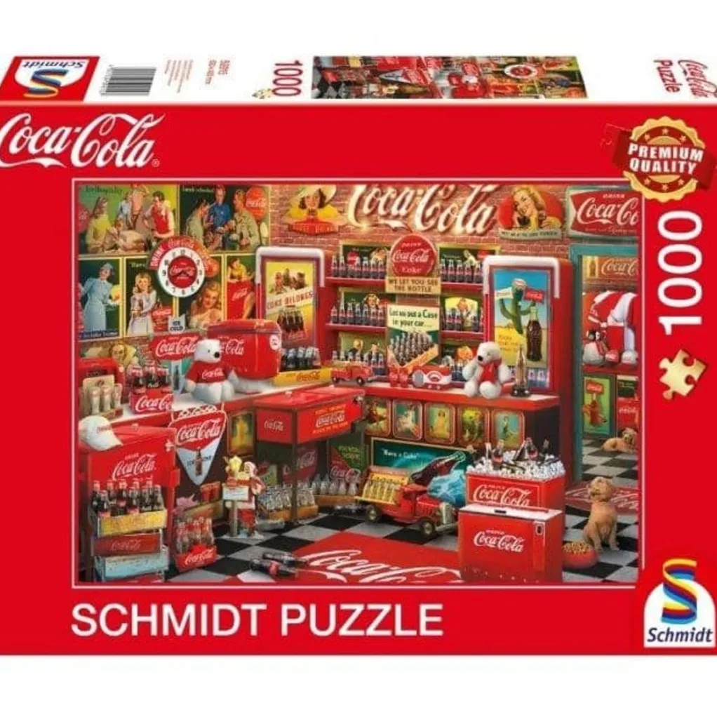 Schmidt 1000 Pieces* - Coca Cola Nostalgic Store Visit - 1000 Piece Jigsaw Puzzle
