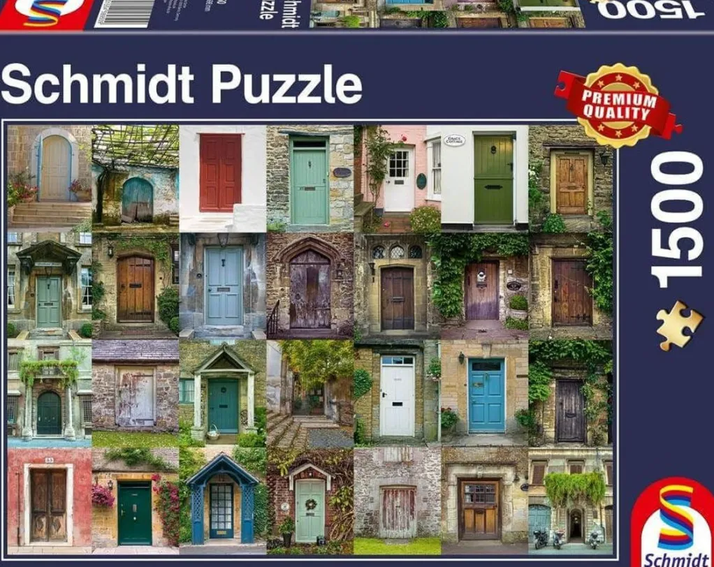 Schmidt 1500 Pieces* - Collage Of Doors - 1500 Piece Jigsaw Puzzle