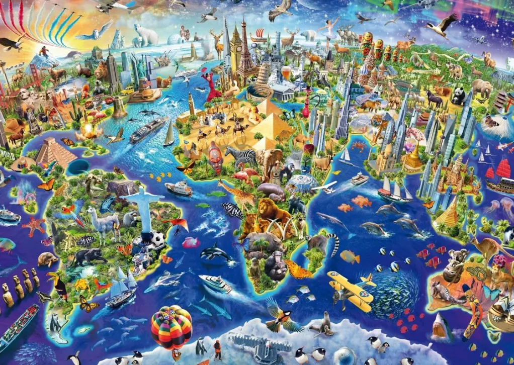 Schmidt 1000 Pieces* - Discover The World - 1000 Piece Jigsaw Puzzle