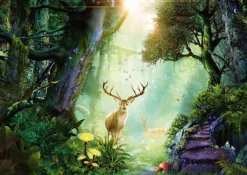 Schmidt 1000 Pieces* - Georgia Fellenberg - Deer In The Forest - 1000 Piece Jigsaw Puzzle