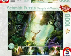 Schmidt 1000 Pieces* - Georgia Fellenberg - Deer In The Forest - 1000 Piece Jigsaw Puzzle