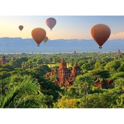 Schmidt 1000 Pieces* - Hot Air Balloons Myanmar - 1000 Piece Jigsaw Puzzle