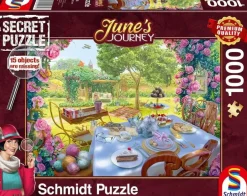Schmidt 1000 Pieces* - Junes Journey - Tea In The Garden - 1000 Piece Jigsaw Puzzle