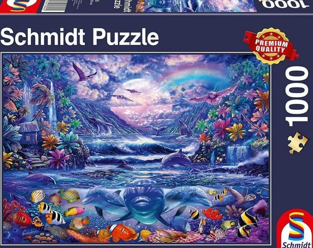 Schmidt 1000 Pieces* - Moonlight Oasis - 1000 Piece Jigsaw Puzzle
