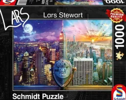 Schmidt 1000 Pieces* - New York Night & Day - Lars Stewart - 1000 Piece Jigsaw Puzzle