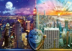 Schmidt 1000 Pieces* - New York Night & Day - Lars Stewart - 1000 Piece Jigsaw Puzzle