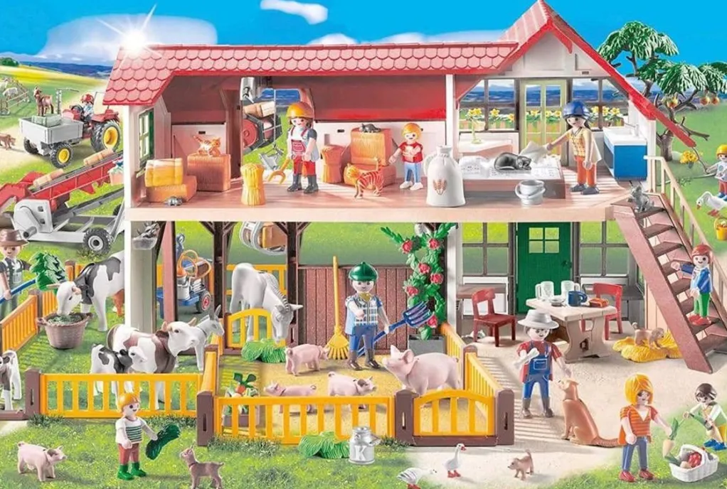 Schmidt 100 Pieces & Under* - Playmobil Farm - 100 Piece Jigsaw Puzzle