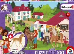 Schmidt 100 Pieces & Under* - Schleich - A Day At The Stables - 100 Piece Jigsaw Puzzle
