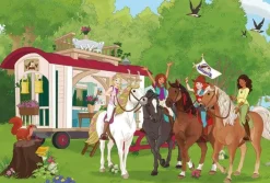 Schmidt 100 Pieces & Under* - Schleich - Horse Club Meet - 60 Piece Jigsaw Puzzle