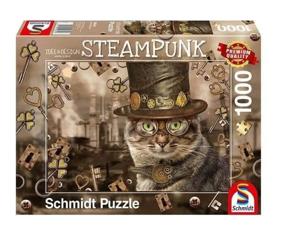 Schmidt 1000 Pieces* - Steampunk Cat - 1000 Piece Jigsaw Puzzle