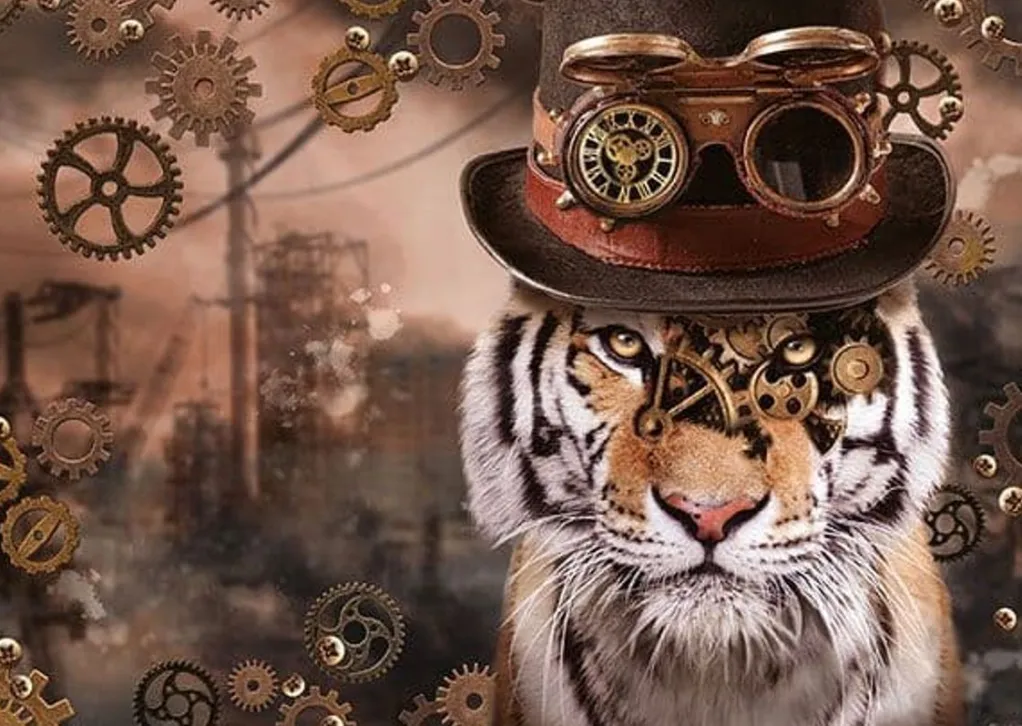 Schmidt 1000 Pieces* - Steampunk Tiger - 1000 Piece Jigsaw Puzzle