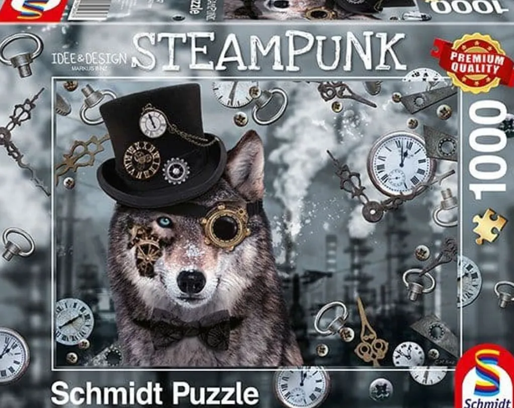 Schmidt 1000 Pieces* - Steampunk Wolf - 1000 Piece Jigsaw Puzzle
