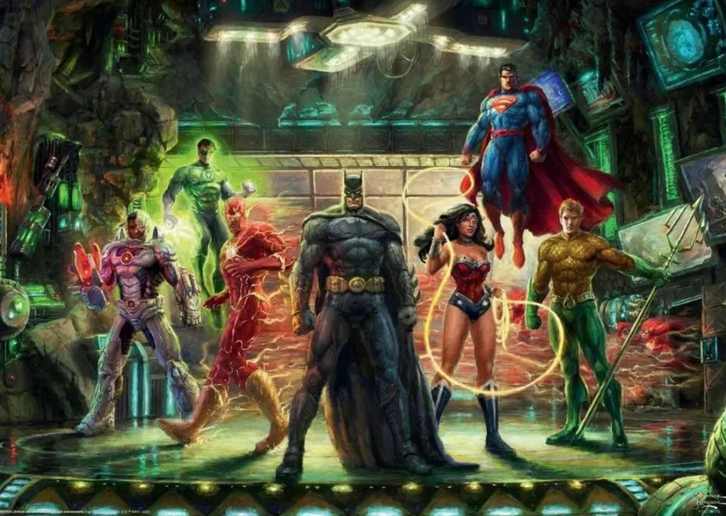 Schmidt 1000 Pieces* - Thomas Kinkade - The Justice League - 1000 Piece Jigsaw Puzzle