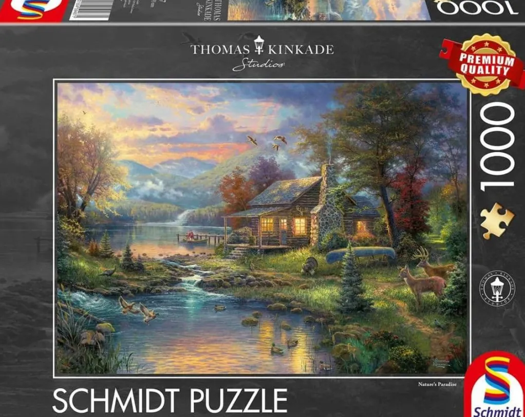 Schmidt 1000 Pieces* - Thomas Kinkade - Nature'S Paradise - 1000 Piece Jigsaw Puzzle
