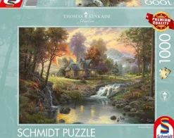 Schmidt 1000 Pieces* - Thomas Kinkade - Mountain Retreat - 1000 Piece Jigsaw Puzzle