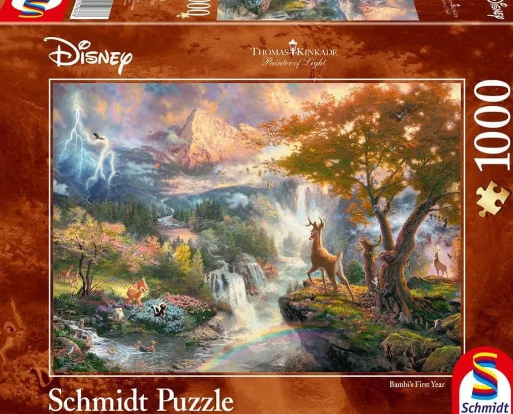 Schmidt 1000 Pieces* - Thomas Kinkade - Disney Bambi - 1000 Piece Jigsaw Puzzle