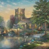 Schmidt 1000 Pieces* - Thomas Kinkade - Willow Wood Chapel - 1000 Piece Jigsaw Puzzle
