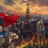 Schmidt 1000 Pieces* - Thomas Kinkade - Superman Protector Of Metropolis - 1000 Piece Jigsaw Puzzle