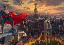 Schmidt 1000 Pieces* - Thomas Kinkade - Superman Protector Of Metropolis - 1000 Piece Jigsaw Puzzle
