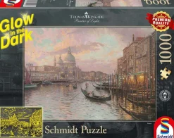 Schmidt 1000 Pieces* - Thomas Kinkade - Venice Glow In The Dark - 1000 Piece Jigsaw Puzzle