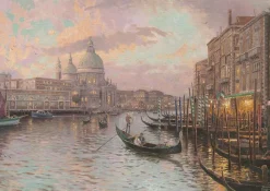 Schmidt 1000 Pieces* - Thomas Kinkade - Venice Glow In The Dark - 1000 Piece Jigsaw Puzzle