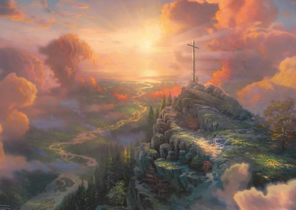Schmidt 1000 Pieces* - Thomas Kinkade - Spirit -The Cross - 1000 Piece Jigsaw Puzzle