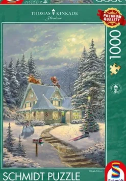 Schmidt 1000 Pieces* - Thomas Kinkade - Midnight Delivery - 1000 Piece Jigsaw Puzzle