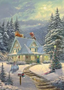 Schmidt 1000 Pieces* - Thomas Kinkade - Midnight Delivery - 1000 Piece Jigsaw Puzzle