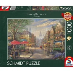 Schmidt 1000 Pieces* - Thomas Kinkade - Cafe In Munich - 1000 Piece Jigsaw Puzzle