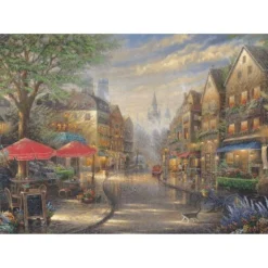 Schmidt 1000 Pieces* - Thomas Kinkade - Cafe In Munich - 1000 Piece Jigsaw Puzzle