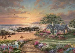 Schmidt 1000 Pieces* - Thomas Kinkade - Seaside Cottage - 1000 Piece Jigsaw Puzzle