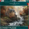 Schmidt 1000 Pieces* - Thomas Kinkade - Cobblestone Mill - 1000 Piece Jigsaw Puzzle