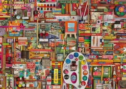 Schmidt 1000 Pieces* - Vintage Artist Materials - 1000 Piece Jigsaw Puzzle