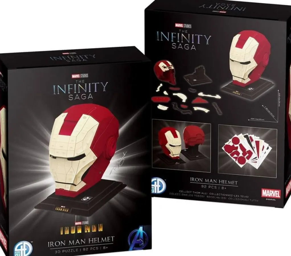 University Games 100 Pieces & Under* - Marvel Studios - Iron Man Helmet - 92 Piece Jigsaw Puzzle