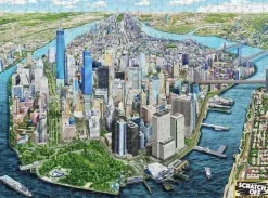 University Games 500 Pieces* - New York Scratch Off Puzzle - 500 Piece Jigsaw Puzzle